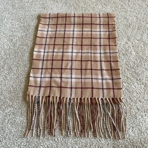 ENZO MANTOVANI Tartan Cashmere Scarf